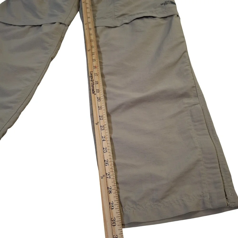 The North Face Paramount Trail Convertible Pants Men's Large Tan Belted NF0A2WLA